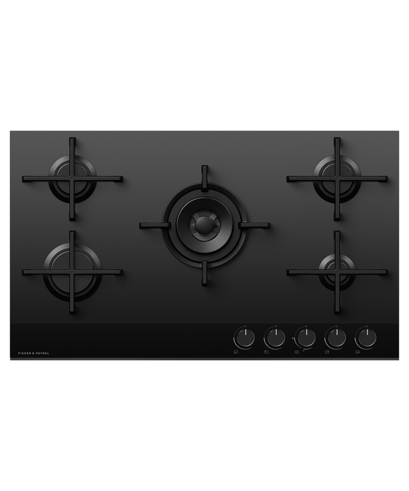 90cm Series 9 5 Burner Gas Cooktop, LPG, pdp